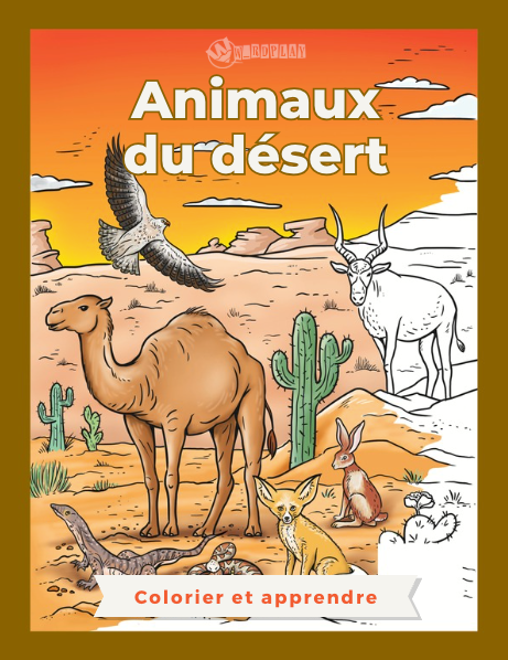 Animaux du désert - Colorier et apprendre