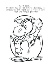 Load image into Gallery viewer, Dinosaures - Colorier et lire
