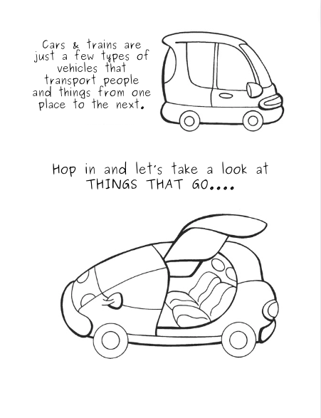 Things That Go Coloring Book – Wrdplay