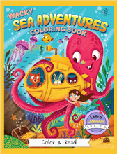 Load image into Gallery viewer, Wacky Sea Adventures Coloring Book
