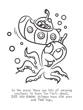 Load image into Gallery viewer, Wacky Sea Adventures Coloring Book
